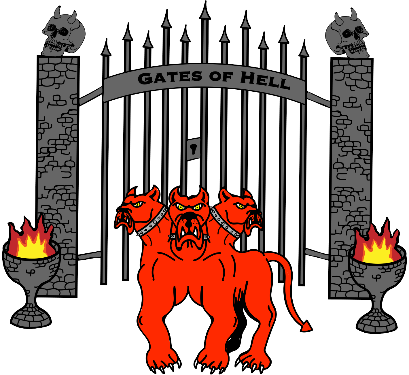 Gates of Hell & Cerberus combined